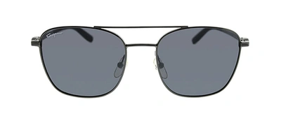 Ferragamo Sf 158s 015 Square Polarized Sunglasses In Grey