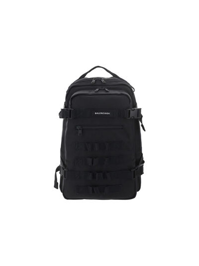 Balenciaga Army Space Backpack In Black | ModeSens