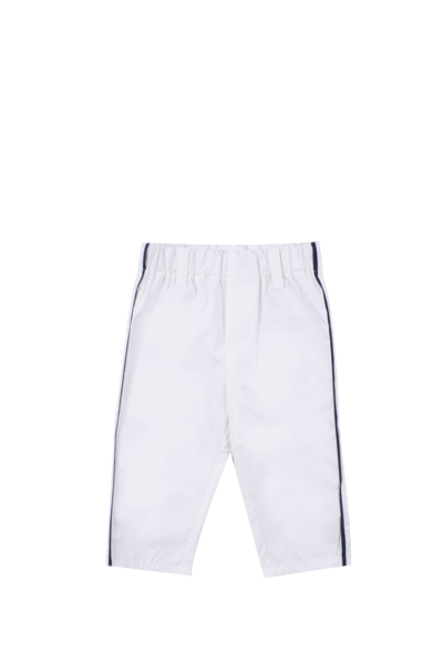 Emporio Armani Babies' Cotton Pants In White