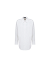 Dolce & Gabbana Fitted Cotton Poplin Shirt In Bianco Ottico