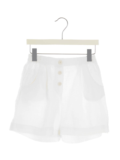 Il Gufo Kids' Shorts In White