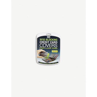 Go Travel Rfid Card Guards Twin-pack In Black