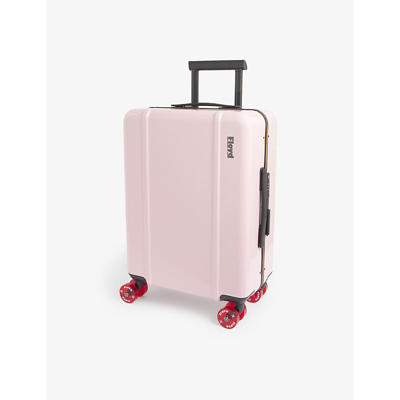 Floyd Cabin Branded Shell Suitcase In Sugar Pink