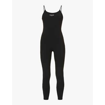 Adanola Ultimate Stretch-knit Unitard In Black