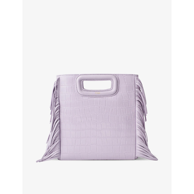 Maje Womens Parma Violet Bag-119mcroco 1 Size In Parma Violet