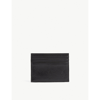 Polo Ralph Lauren Mens Black Logo-debossed Leather Cardholder 1size