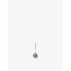 Emanuele Bicocchi Rose Sterling-silver Single Hoop Earring In Silver