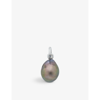 Monica Vinader Nura Sterling Silver And Baroque Pearl Pendant In White