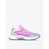 Valentino Womens Pink Ready Go Runner Mesh And Leather Trainers 4.5 In Pink
