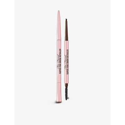 Too Faced Superfine Brow Detailer Eyebrow Pencil 0.8g In Espresso