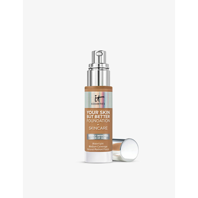 It Cosmetics Tan Warm 43 Your Skin But Better Foundation + Skincare 30ml