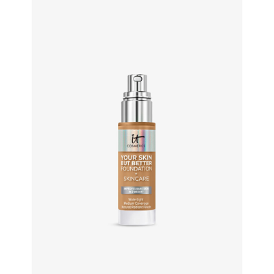 It Cosmetics Tan Warm 42.5 Your Skin But Better Foundation + Skincare 30ml