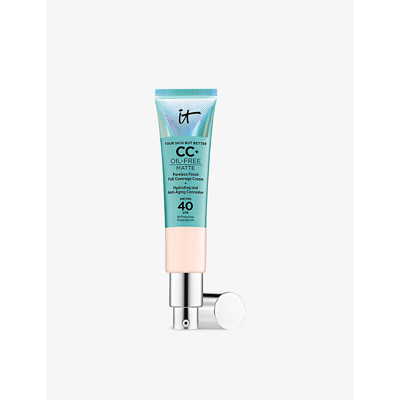 It Cosmetics Fair Beige Your Skin But Better Cc+ Oil-free Matte With Spf 40 32ml
