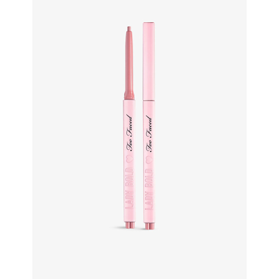 Too Faced Lady Bold Demi-matte Long-wear Lip Liner 0.23g In Lead The Way