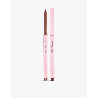 Too Faced Lady Bold Demi-matte Long-wear Lip Liner 0.23g In Fierce Vibes Only