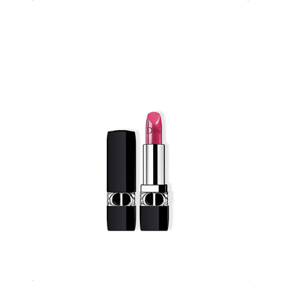 Dior Rouge  Satin Metallic Refillable Lipstick 3.5g In 678 Culte