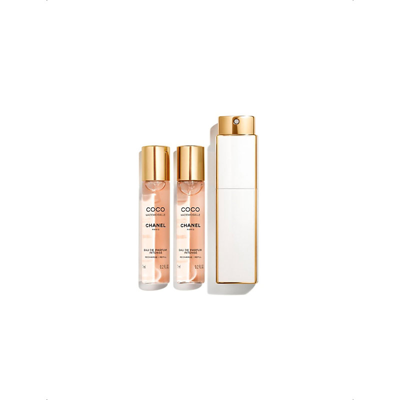 Chanel Coco Mademoiselle Eau De Parfum Intense Mini Twist And Spray 3x7ml In Multi