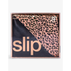 SLIP SLIP WILD LEOPARD SILK HAIR WRAP,53210303