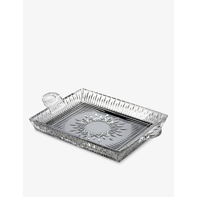 Waterford Lismore Diamond Crystal Serving Tray 23cm X 30cm