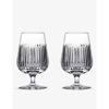 WATERFORD WATERFORD CONNOISSEUR ARAS CRYSTAL-GLASS RUM SNIFTERS SET OF TWO,49655231