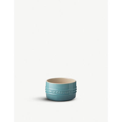 Le Creuset Teal Stackable Stoneware Ramekin In Teal