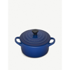 Le Creuset Marseille Blue Stoneware Petite Round Casserole Dish 9cm