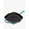 Le Creuset Blue Signature Cast Iron Grillit In Nero