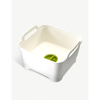 Joseph Joseph White Green Wash & Drain Dishwashing Bowl