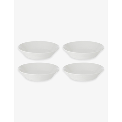 Royal Doulton 1815 Pure Set Of Four Porcelain Pasta Bowls 23cm