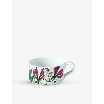 Villeroy & Boch Avarua Botanical-print Porcelain Tea Cup 230ml In Multi