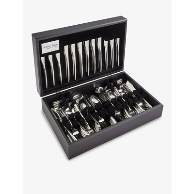 Arthur Price Signature Echo Stainless-steel 124-piece Canteen Cutlery Set In Silver
