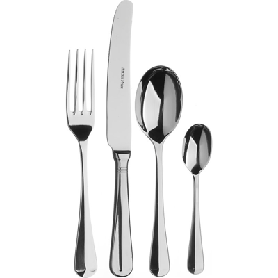 Arthur Price Rattail 24 Piece Stainless Steel Cutlery Set For 6