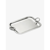 CHRISTOFLE VERTIGO SILVER-PLATED TRAY 20CM X 26CM