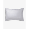 Polo Ralph Lauren Navy Tattersall Check-print Organic-cotton Oxford Pillowcase 75cm X 50cm Standard In Navy