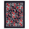 ERDEM MULTI-COLOURED FLORAL-INTARSIA WOOL AND CASHMERE-BLEND THROW 170CM X 130CM