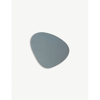 Lind Dna Light Blue Nupo Curve Leather Coaster In Light Blue