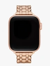 KATE SPADE ROSE GOLD-TONE SCALLOP LINK STAINLESS STEEL BRACELET 42/44/45MM BAND FOR APPLE WATCH