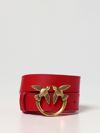 Pinko Love Berry Simple Belt In Red