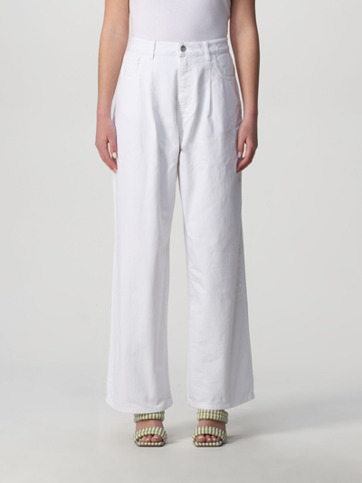 Icon Denim Los Angeles Jeans In Cotton Denim In White