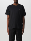 Dickies Black T-shirt With Contrasting Logo In Black