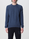 Paul & Shark Wool Jumper With Logo Patch In Blue 2