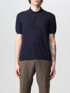 Malo Short-sleeved Polo Shirt In Blue