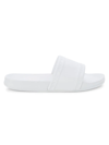 French Connection Men's Fitch Slip On Slide Sandals In White