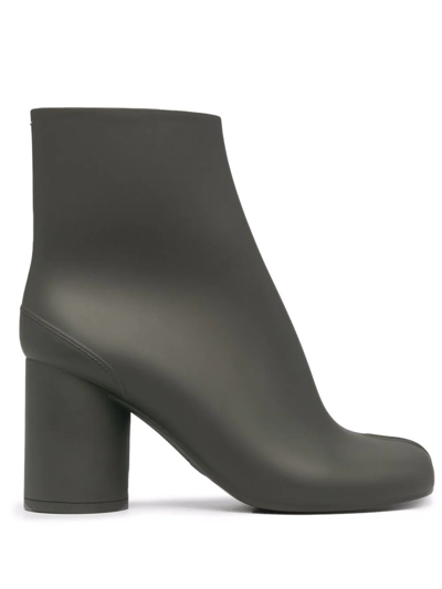 Maison Margiela Tabi Rubber Ankle Boots In T7166 Thyme