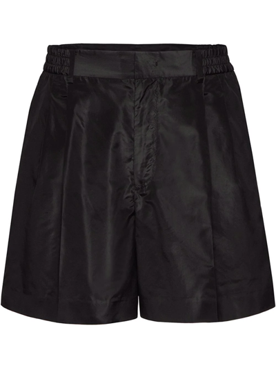 VALENTINO PRESSED-CREASE TAILORED SHORTS