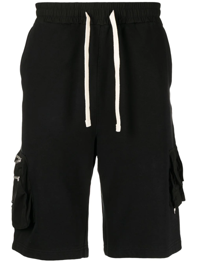 Five Cm Drawstring Knee-length Shorts In Black