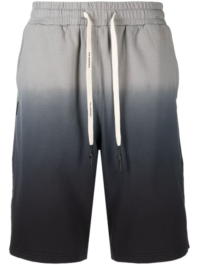 Five Cm Gradient-effect Track Shorts In Blue