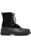 DIEMME LACE-UP RUBBER -PANEL BOOTS