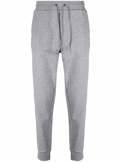 Hugo Boss Drawstring-waist Trousers In Grey