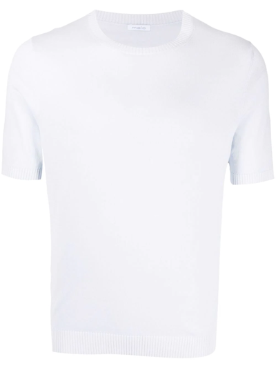 Malo Round Neck Short-sleeved T-shirt In White